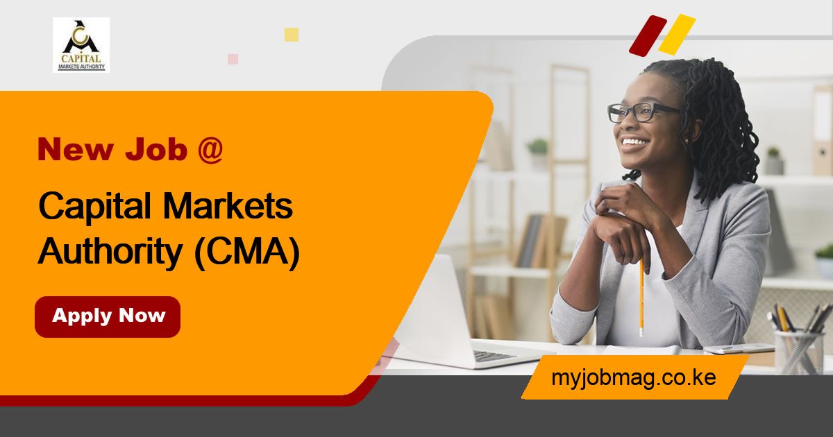 Capital Markets Authority Cma Jobs In Kenya August 2021 Myjobmag